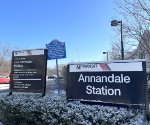 Annandale NJT Station signs plus a former CNJ sign mentioning that this station used to be called Clinton during the CNJ days 